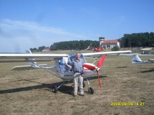 Unser Flugzeug in Polen Zielona Gora